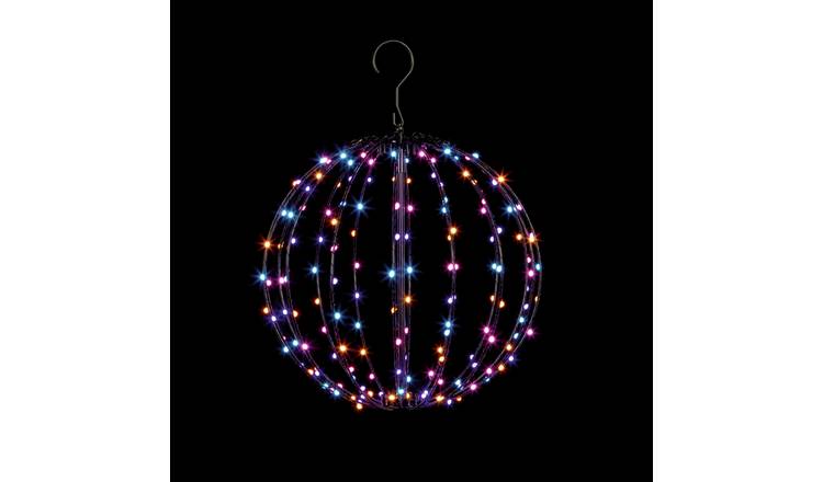 Premier Decorations Rainbow LED Ball Christmas Decoration