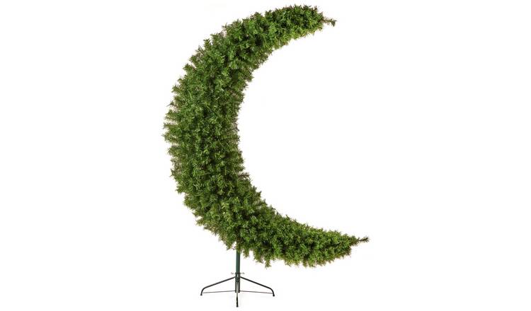Premier Decorations 6ft Crescent Moon Christmas Tree