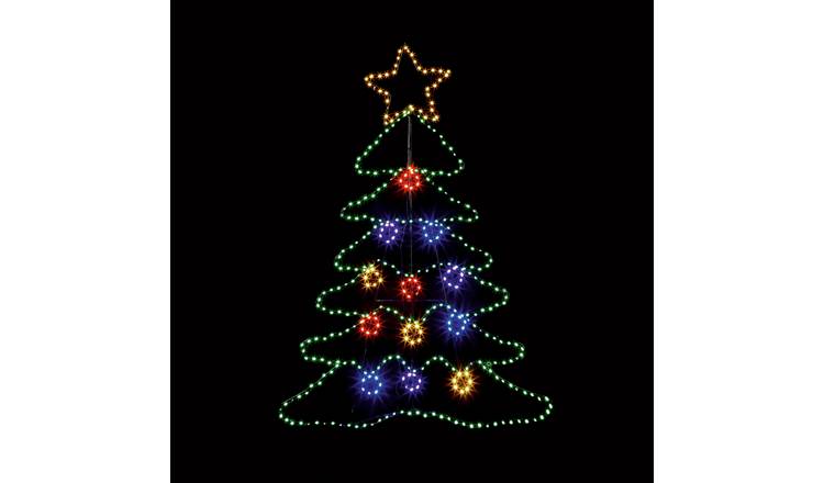 Premier Decorations 4ft Twinkling LED Christmas Tree