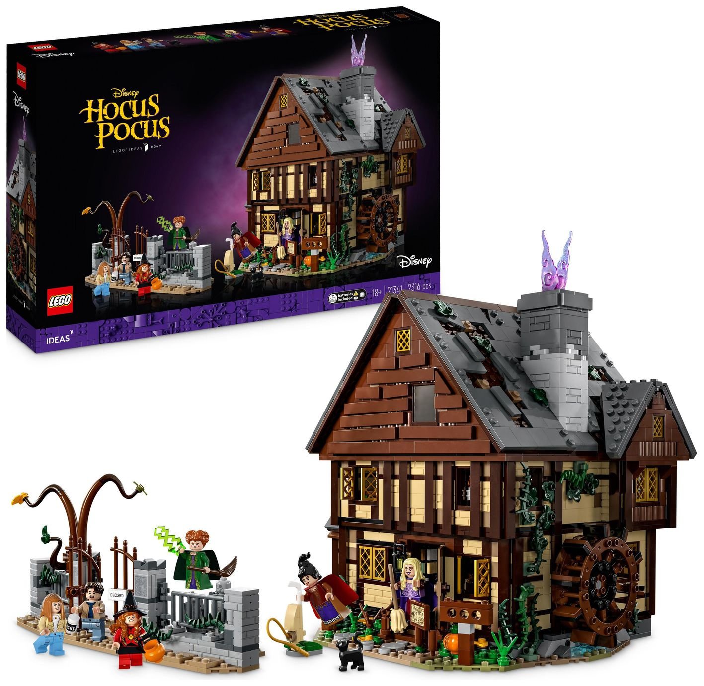 LEGO Ideas Disney Hocus Pocus: The Sanderson Cottage 21341