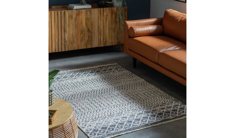 Habitat Reversible Flatweave Rug - 150x80cm