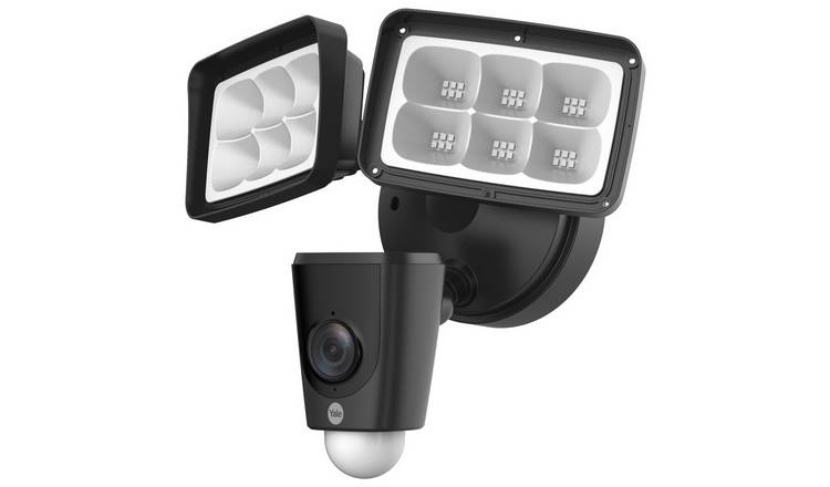 Buy Yale Floodlight Security Camera - Black | Smart security and CCTV |  Argos