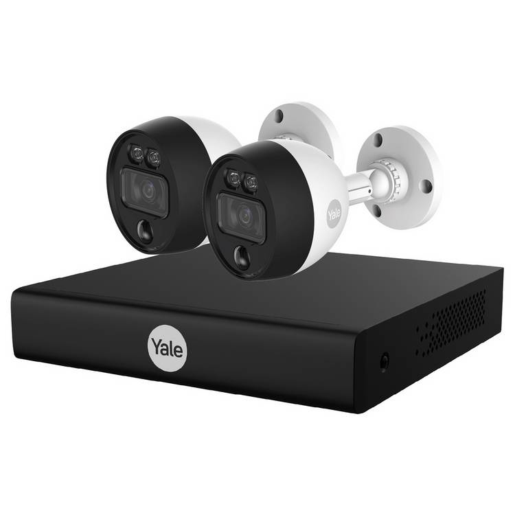 Yale 2 Camera HD CCTV Security System  0