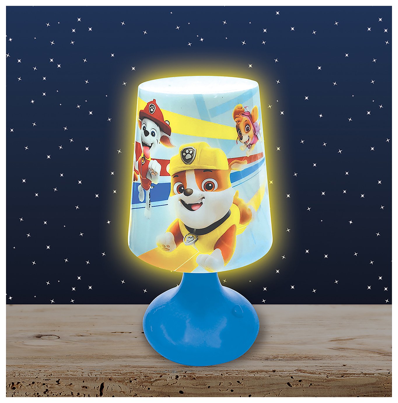 Paw Patrol Kids LED Colour Changing Night Light - Blue