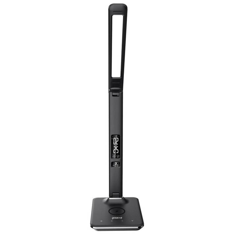 Groov-e Ares LED Charging Desk Lamp - Black 0