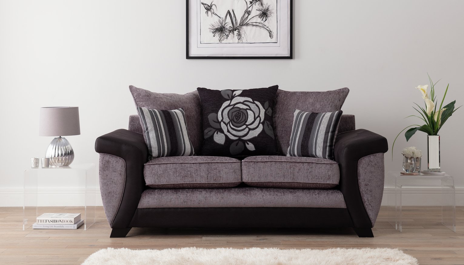 Argos Home Illusion 2 Seater Fabric Sofa Review