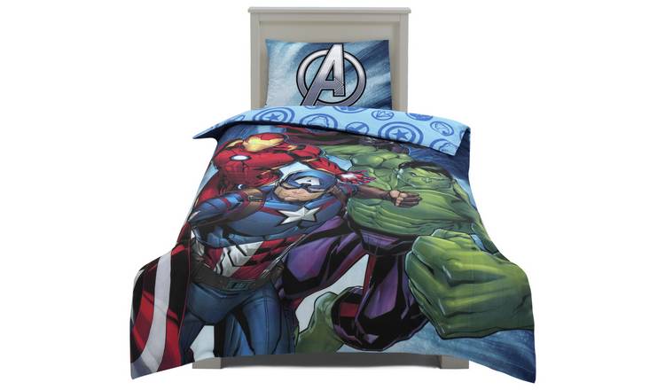 Marvel Kids Blue Bedding Set - Single