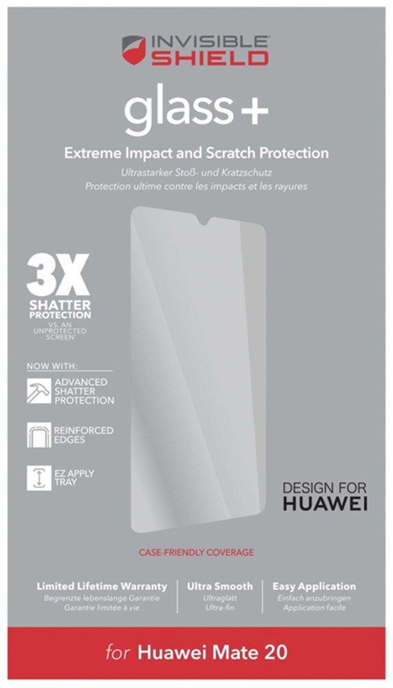 Zagg InvisibleShield Glass+ Huawei Mate 20 Screen Protector