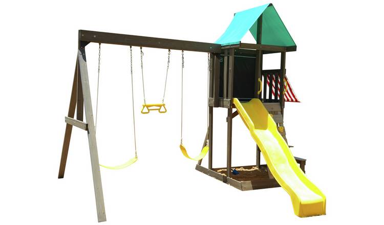 Kidkraft newport store wooden swing set