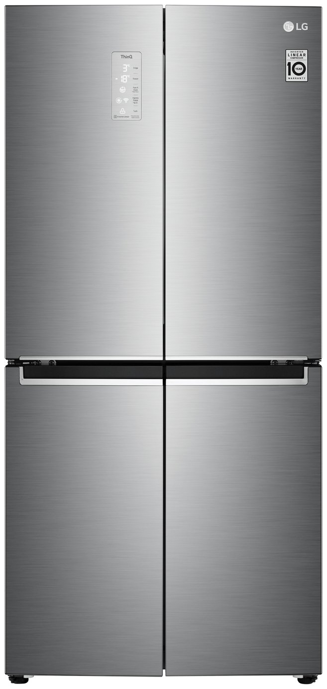 LG GMB844PZ4E Slim Multidoor American Fridge Freezer-Silver