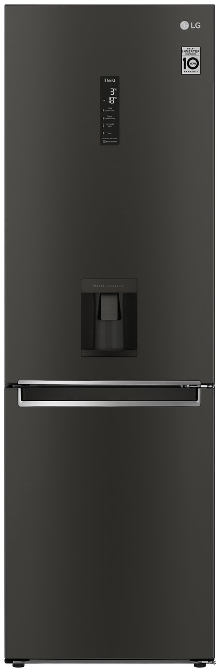 LG GBF61BLHEN Freestanding Fridge Freezer - Black