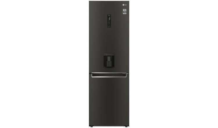 Argos fridge online freezer black