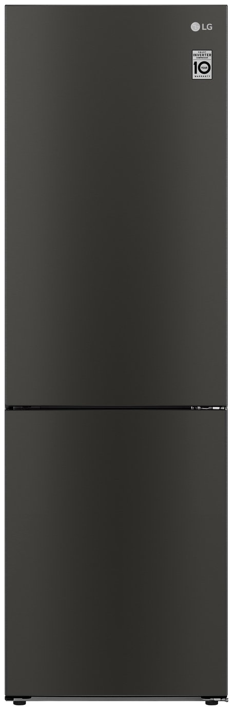 LG GBB61BLJEC Freestanding Fridge Freezer - Black