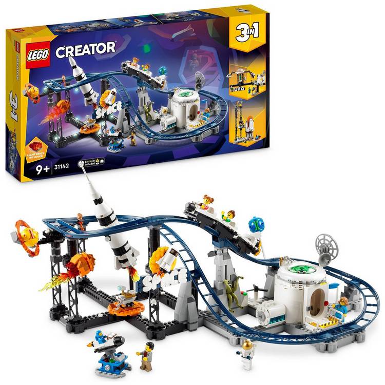 LEGO Creator 3in1 Space Roller Coaster Funfair Set 31142 0