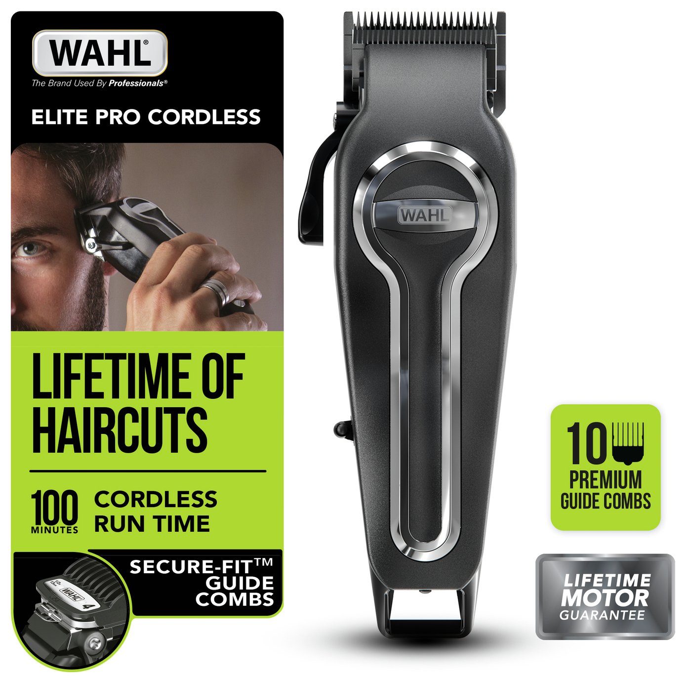 Wahl Elite Pro Cordless Hair Clipper 20606-0410X