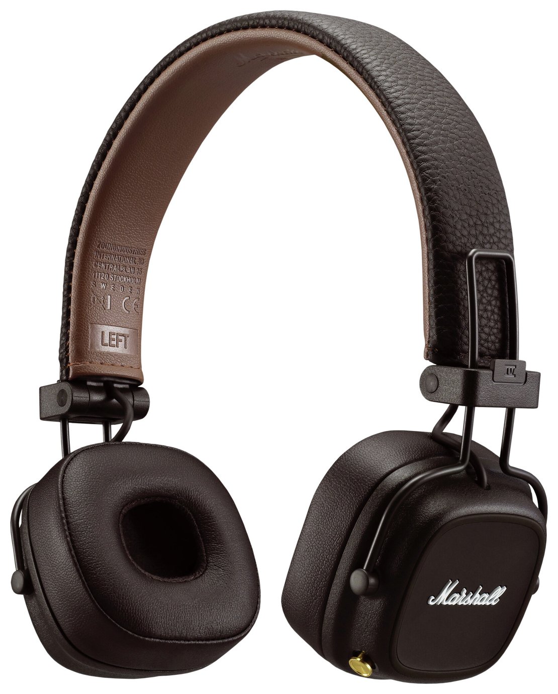 Marshall Major IV Fold Wireless Headphones - Brown 