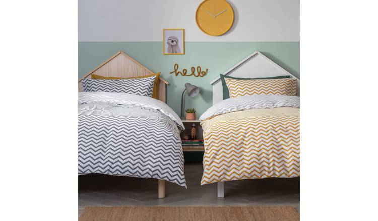 Buy Habitat Zig Zag Twin Pack Kids Bedding Set Single Kids bedding Argos