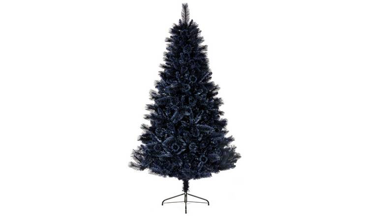 Premier Decorations 7ft Fir Christmas Tree - Midnight Blue