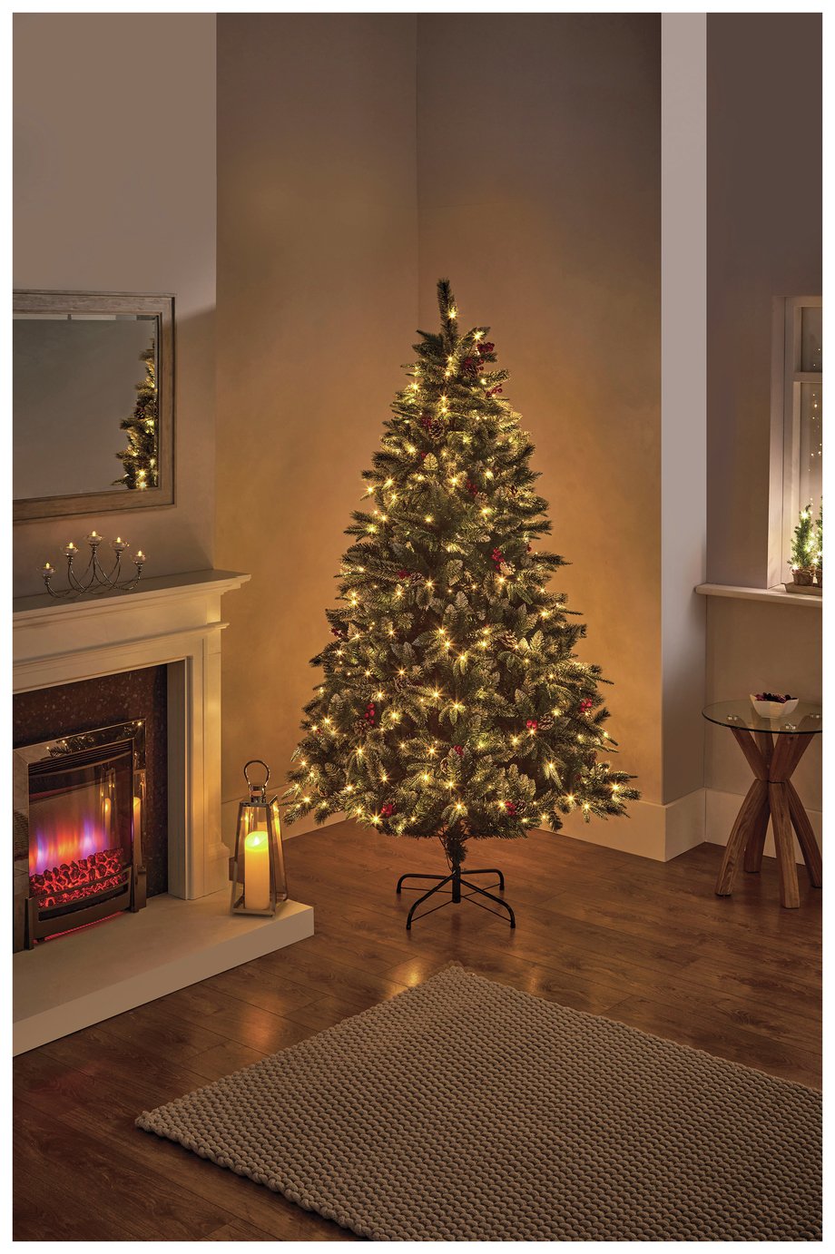 Premier Decorations 7ft Prelit New Jersey Christmas Tree