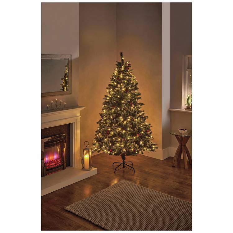 Premier Decorations 7ft Prelit New Jersey Christmas Tree 0