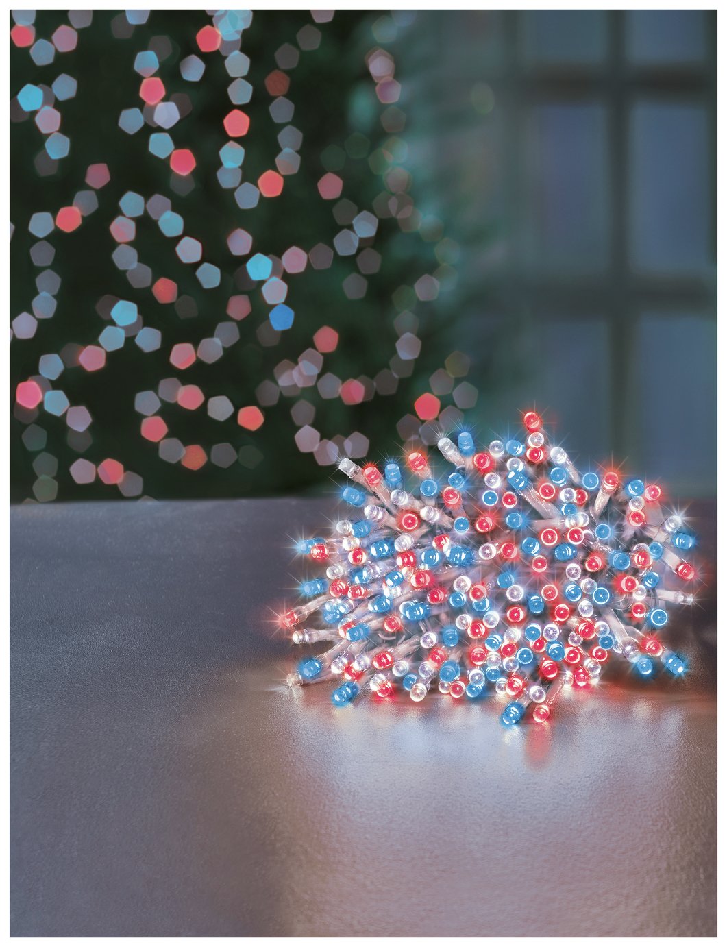 Premier Decorations Multicolour LED Christmas Tree Lights