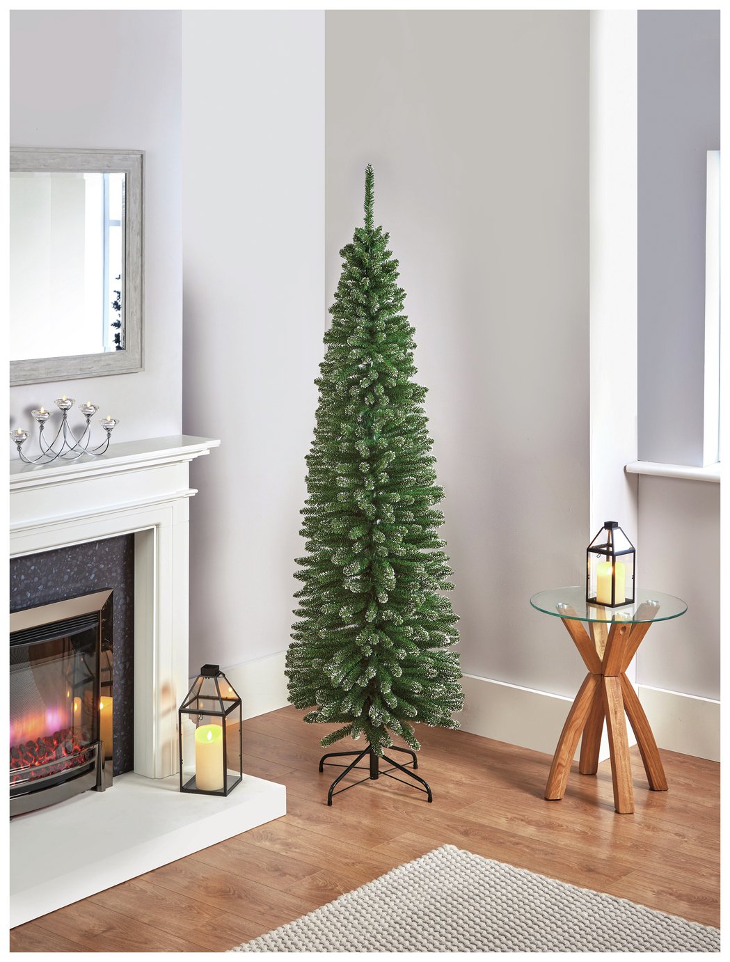 Premier Decorations 6ft Rocky Mountain Slim Christmas Tree