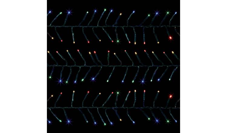 Premier Decorations 3000 Colour LED Christmas Cluster Lights