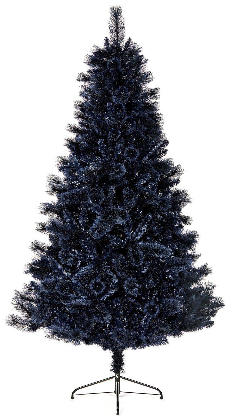 Premier Decorations 5ft Fir Christmas Tree - Midnight Blue