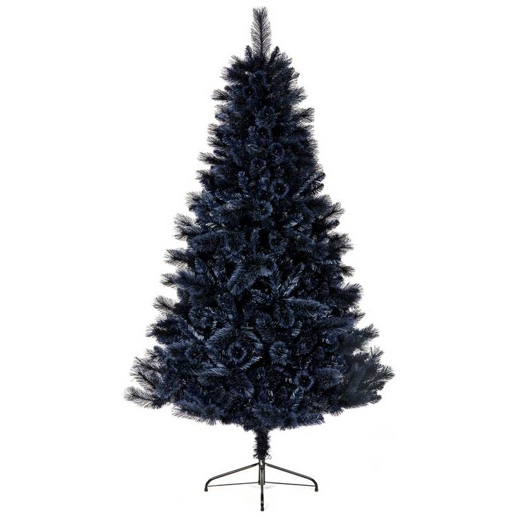 Premier Decorations 6ft Fir Christmas Tree - Midnight Blue 0