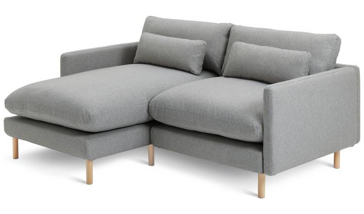 Habitat Paola Modular Left Hand Corner Chaise Sofa Set -Grey