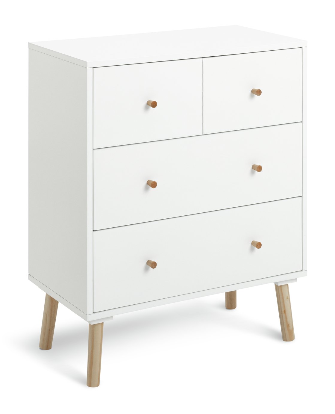 Habitat Otto 2 2 Drawer Chest - White