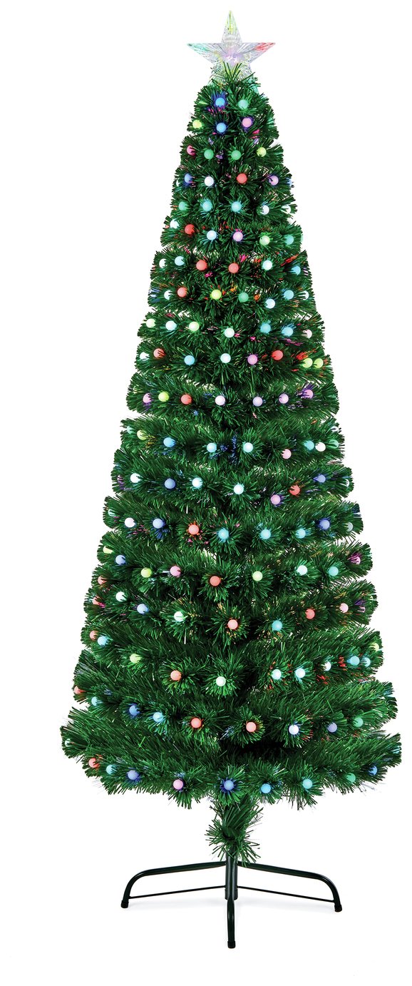 Premier Decorations 6ft Fibre Optic Christmas Tree