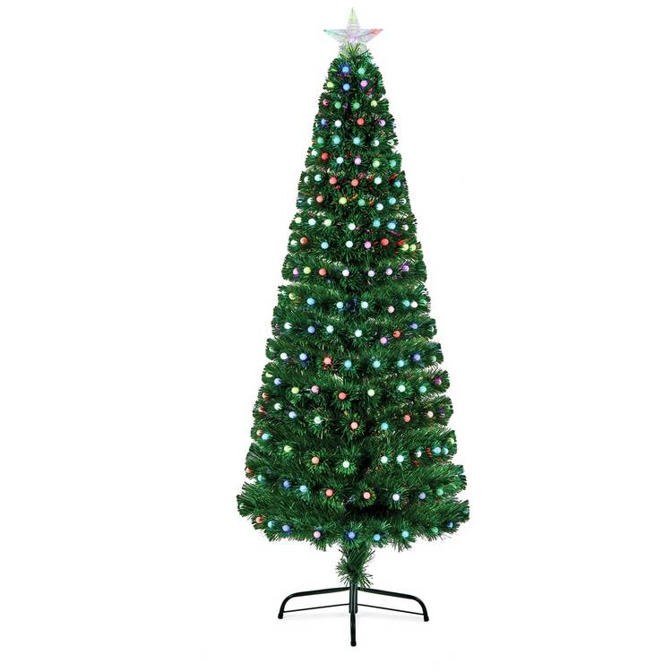 Premier Decorations 6ft Fibre Optic Christmas Tree 0