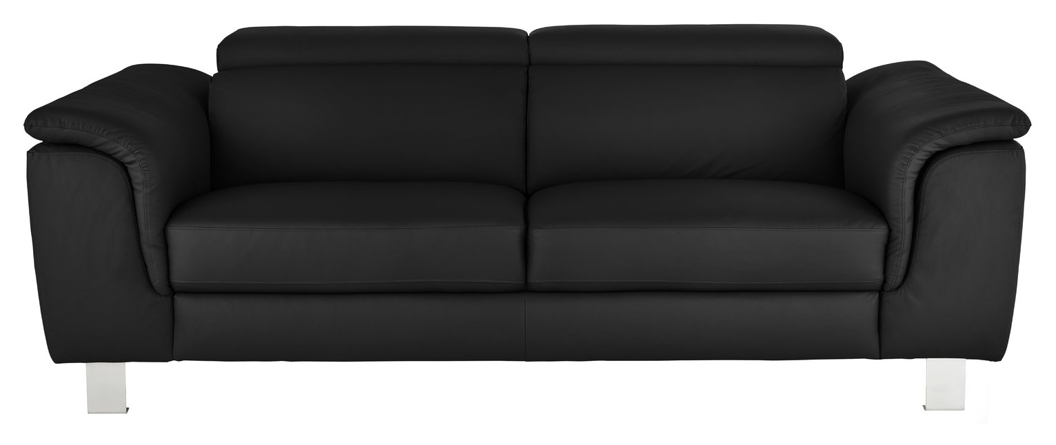 Argos Home Boutique 3 Seater Faux Leather Sofa Review