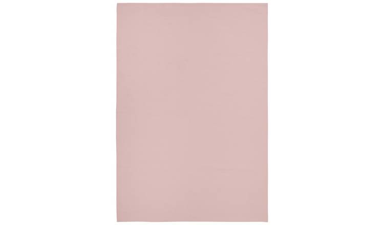 Buy Argos Home Plain Cotton Flatweave Rug -Pink - 120x170cm | Rugs | Argos