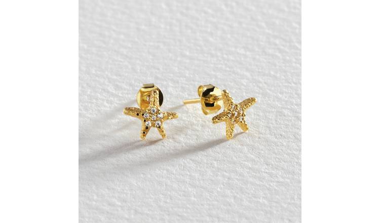 Argos hot sale gold studs