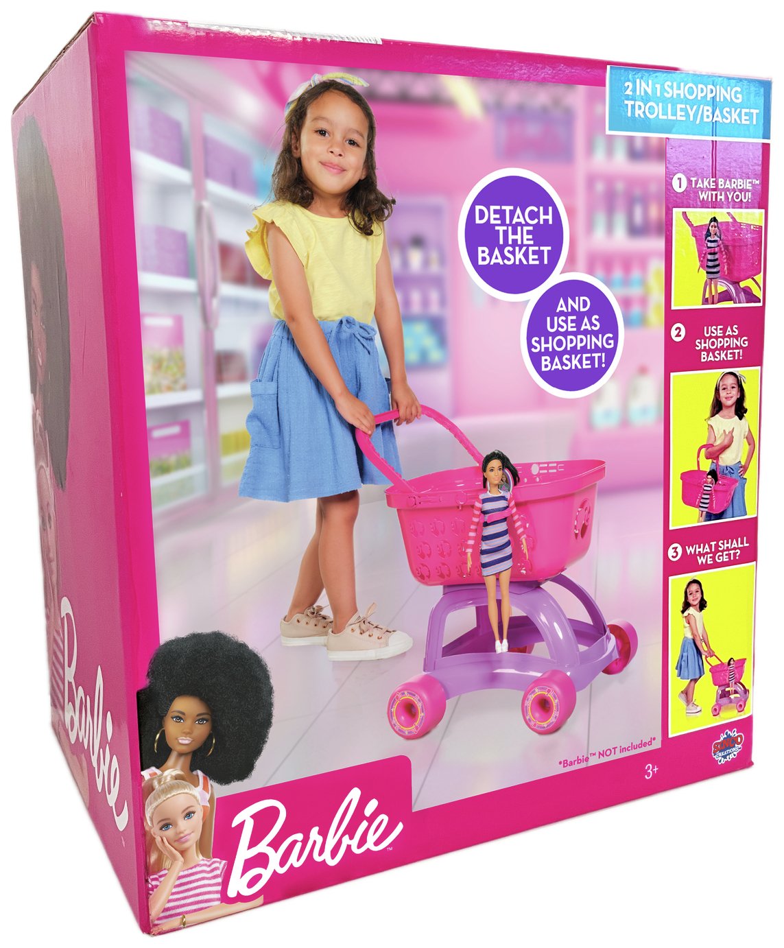 Barbie 2 in 1 Shopping Trolley