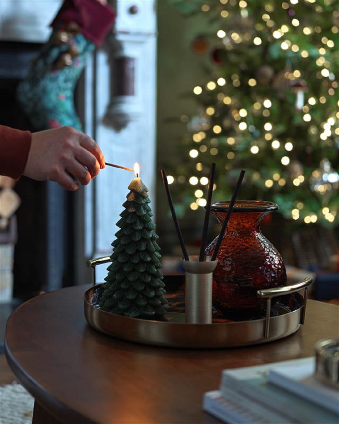 Paddy Wax Large Tree Shaped Christmas Candle