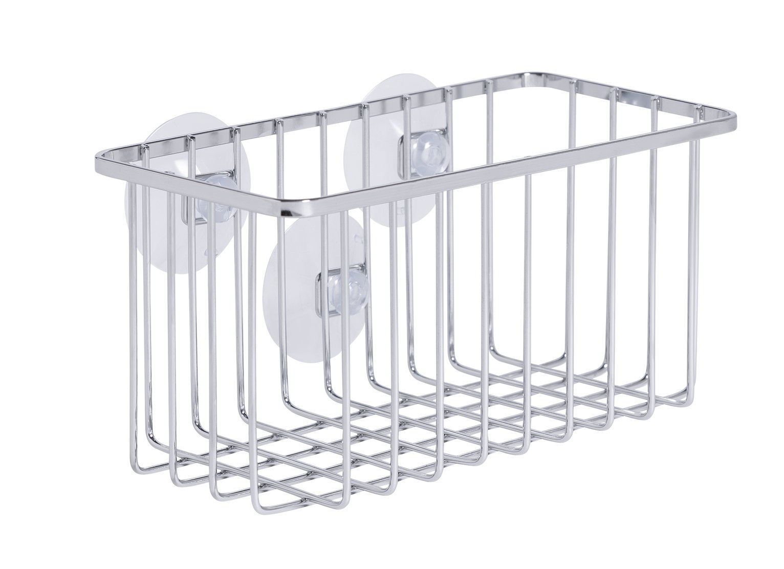 Argos Home Metal Storage Basket - Silver