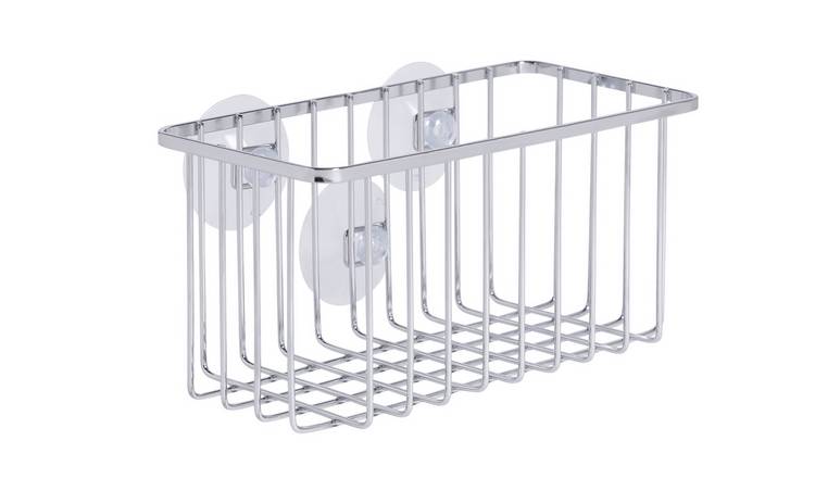 Argos Home Metal Storage Basket - Silver