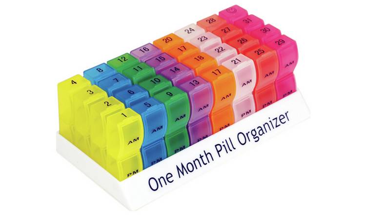 Buy Aidapt Monthly Pill Organizer Box Health accessories Argos