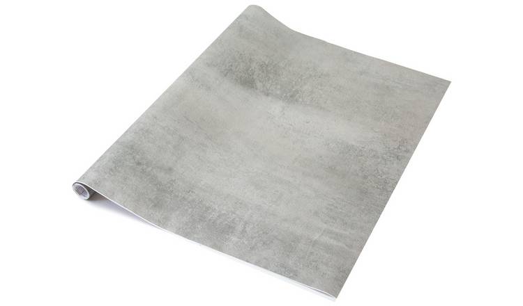 Dc fix Concrete White Self-Adhesive Vinyl Kitchen Wrap