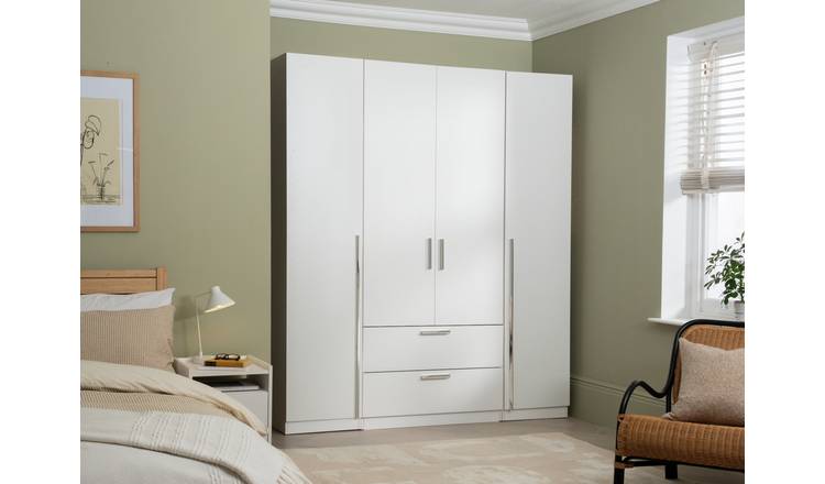 Habitat munich deals 4 door wardrobe