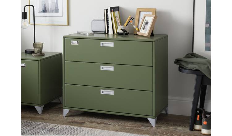 Buy Argos Home Loft Locker 3 Drawer Chest Khaki Kids Chest Of