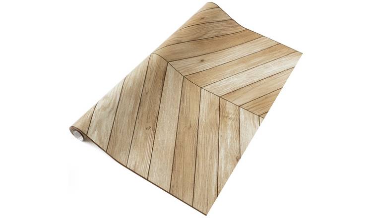 D-C-Fix Chevron Natural Self Adhesive Vinyl Film