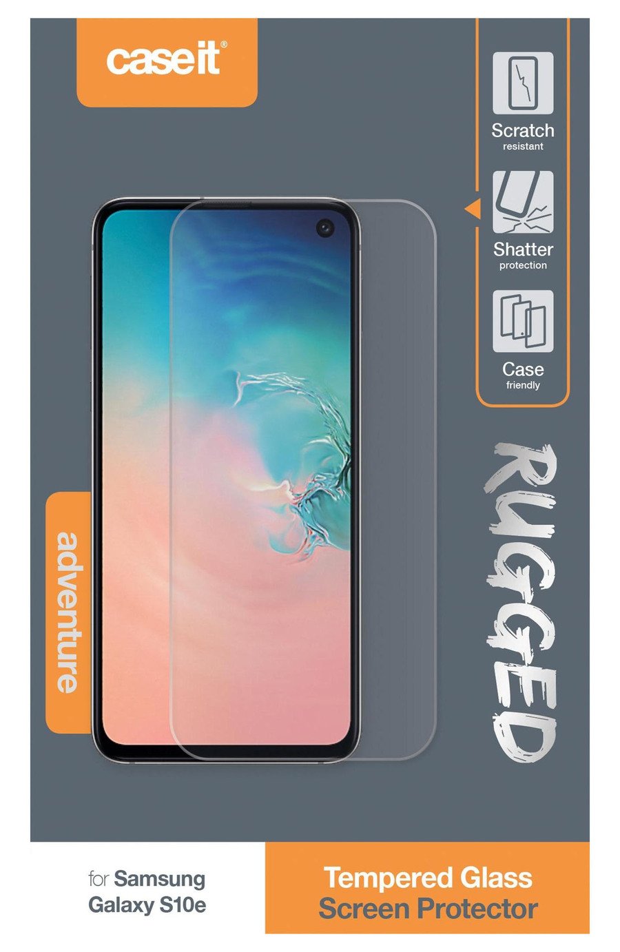 Case It Rugged Samsung Galaxy S10e Screen Protector