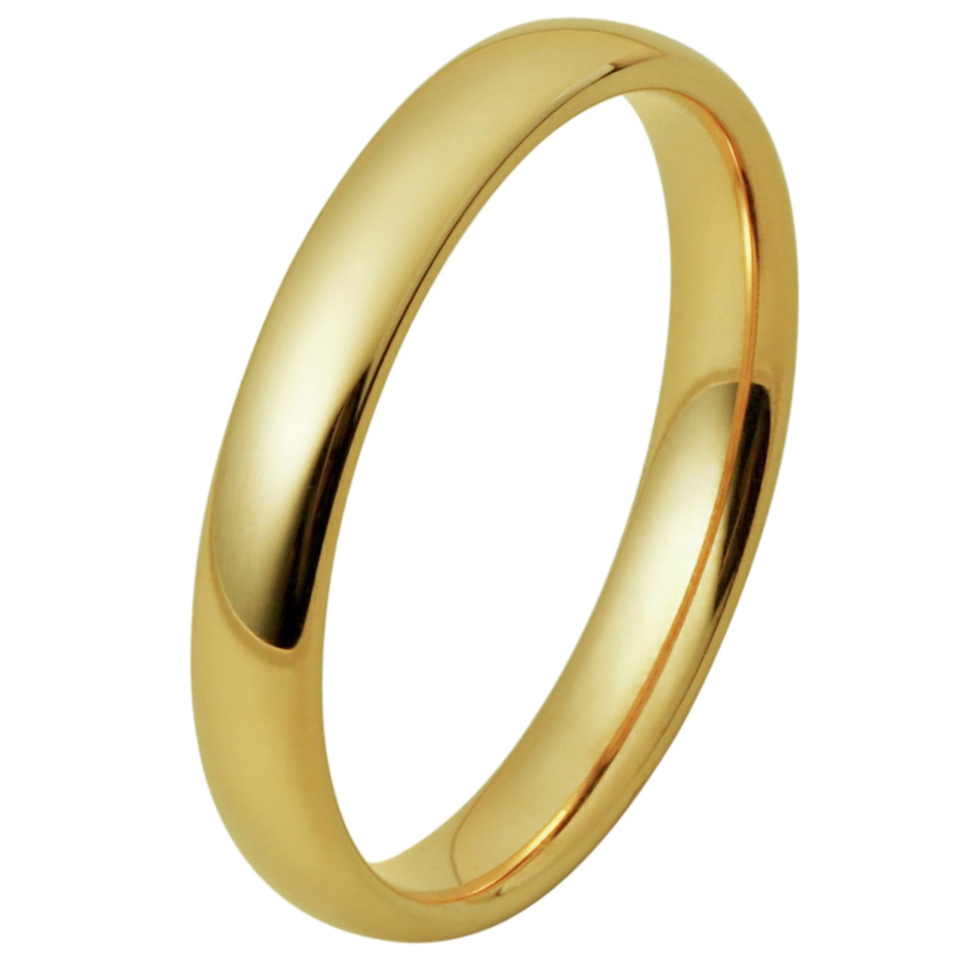 Inara Gold Plated Ceramic 3mm Stacking Ring