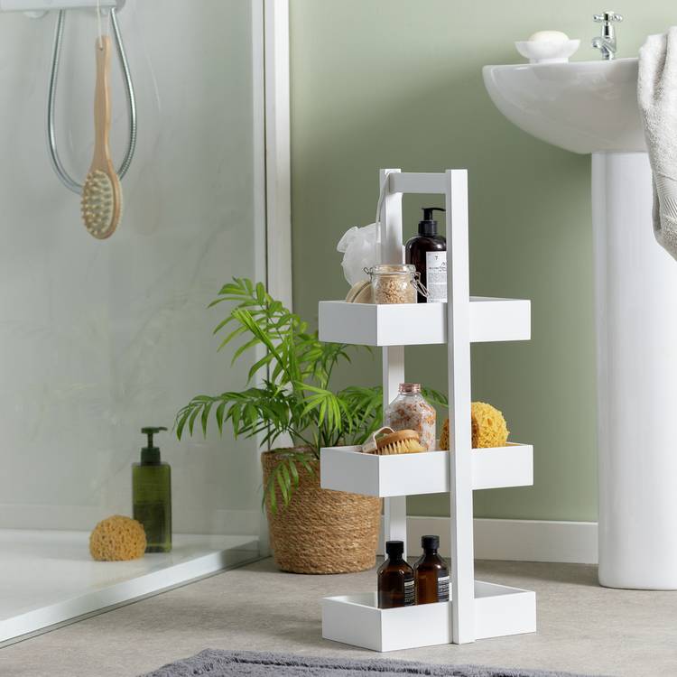 Argos Home 3 Tier Caddy - White 0