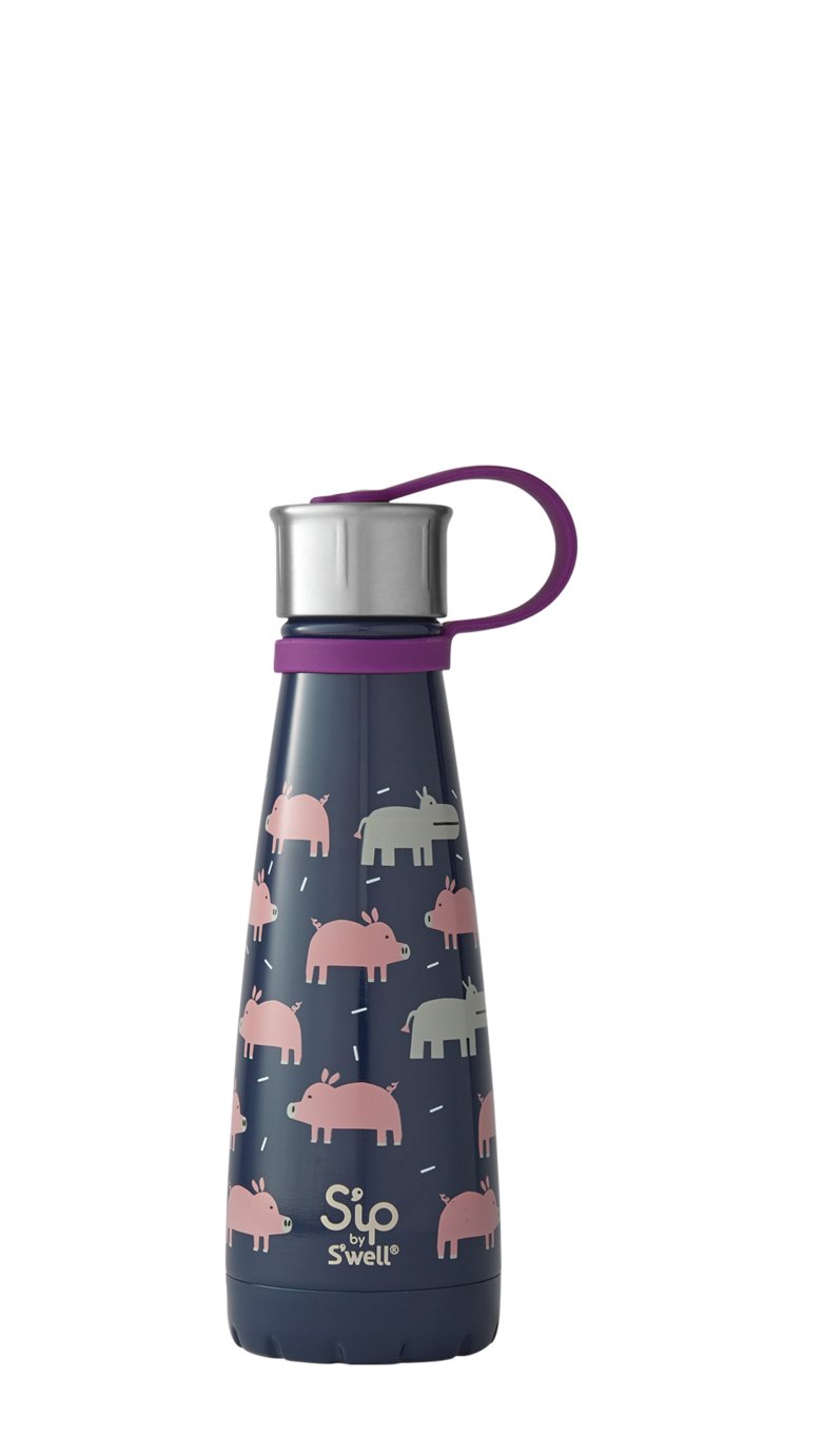 S'ip by S'well Little Piggy Stainless Steel Bottle - 295ml