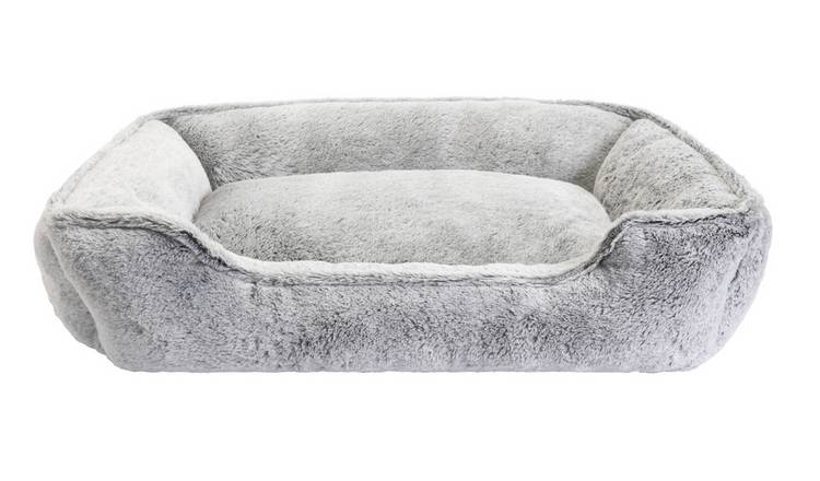 Buy Plush Dog Box Bed Size Large Dog beds Argos